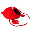 Handmade Wool Cat Cave Bed - Lobster