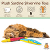 Silvervine Sardines - Plush Refillable Catnip Toy
