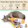 Silvervine 40 oz. Beer Bottles - Plush Catnip Toy